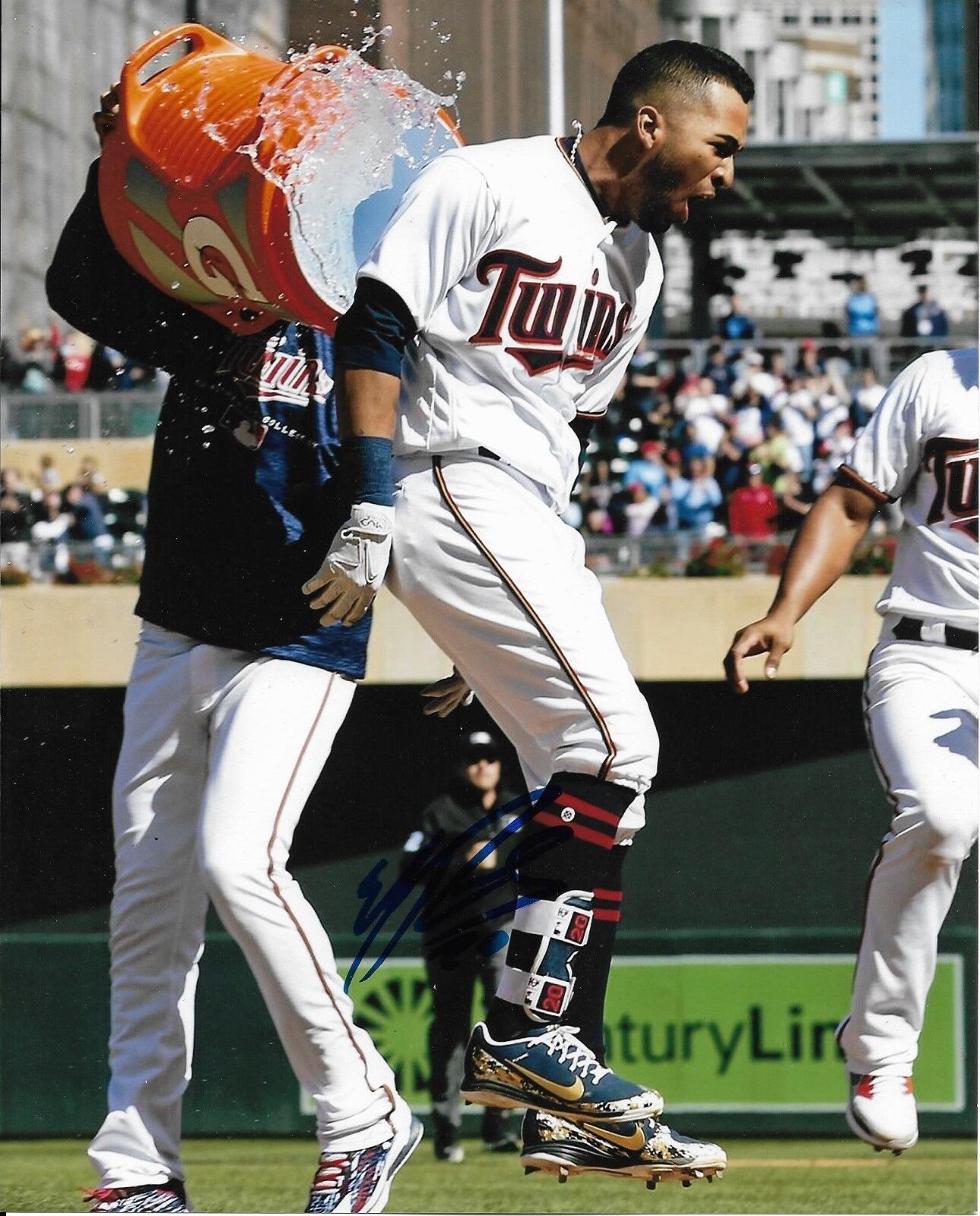 EDDIE ROSARIO signed autographed MINNESOTA TWINS 8x10 Photo Poster painting MLB STAR w/COA