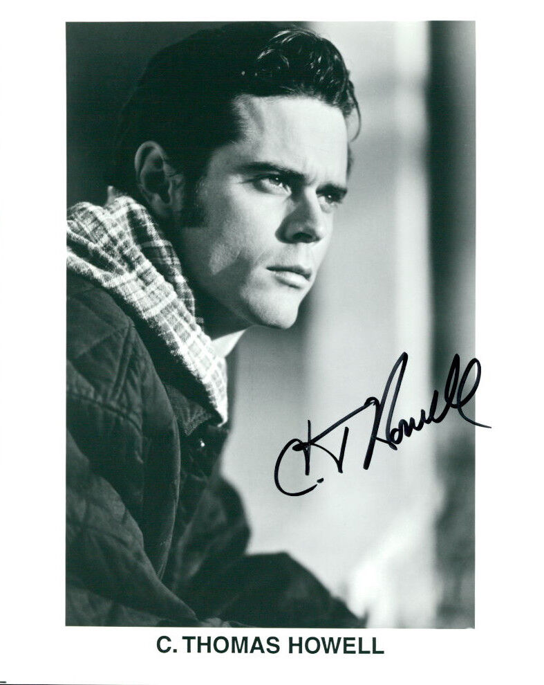 C. Thomas Howell signed 8x10 Photo Poster painting COA