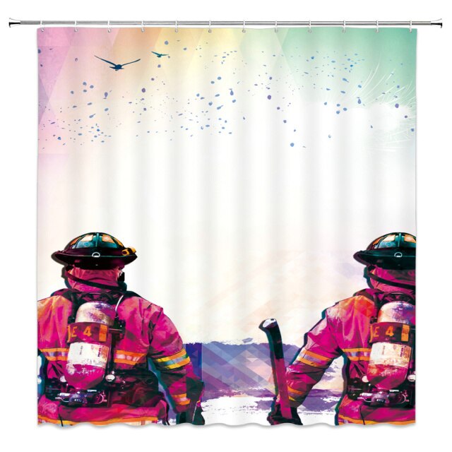 

Shower Curtain – Firemen-180*180cm, 501 Original