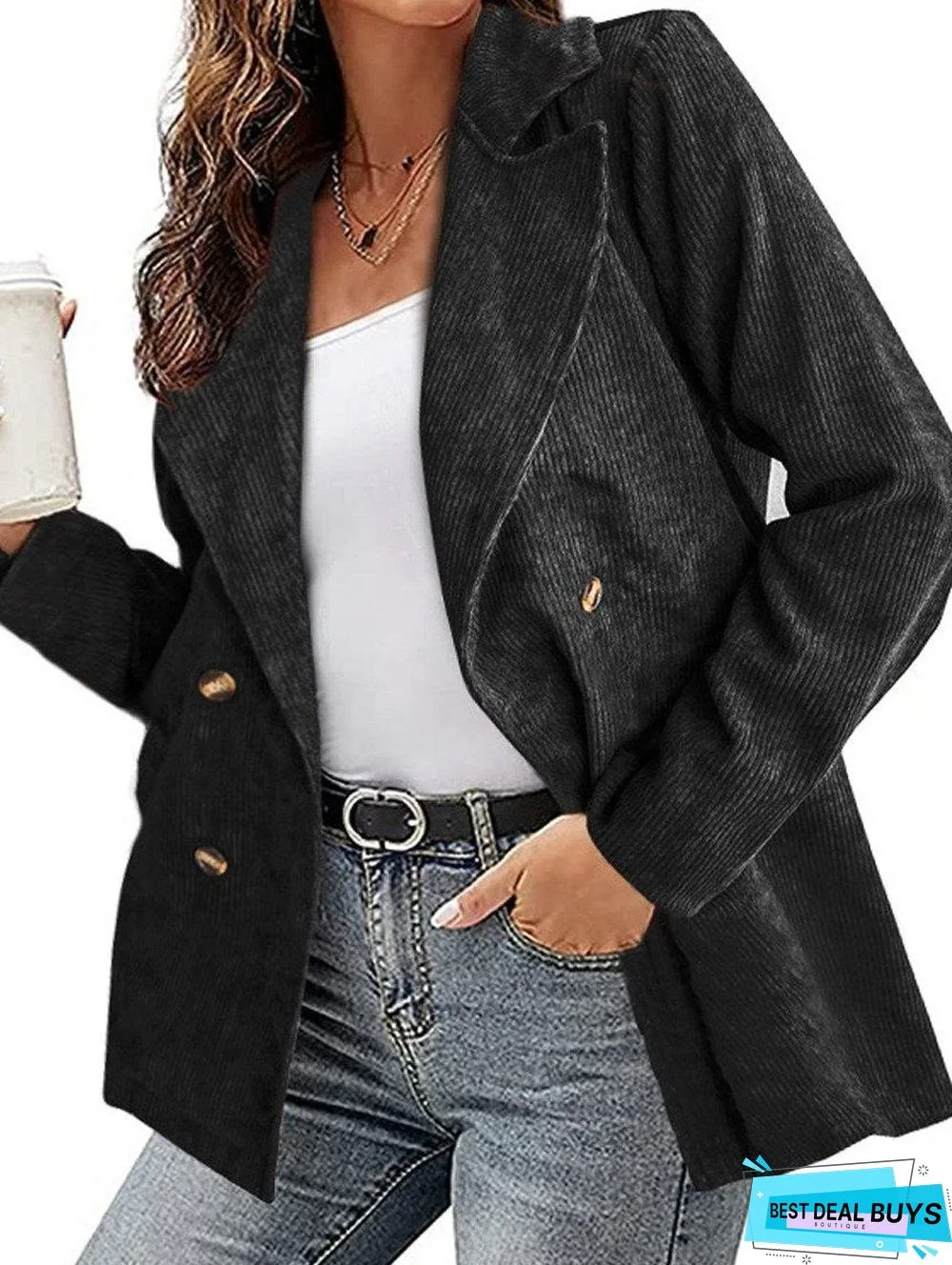 Hot Models Solid Color Jacket Blazers