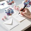 6PCS DIY Diamond Art Greeting Cards Congratulations Cards & Gifts (Dragonfly)