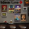 4PCS Route 66 Roadtrip - Metal Tin Signs Set(8*12Inch/12*16Inch) - Garage