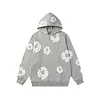 Unisex Denim Tears Loose Cotton Pattern Printed Hoodie Sweatshirt