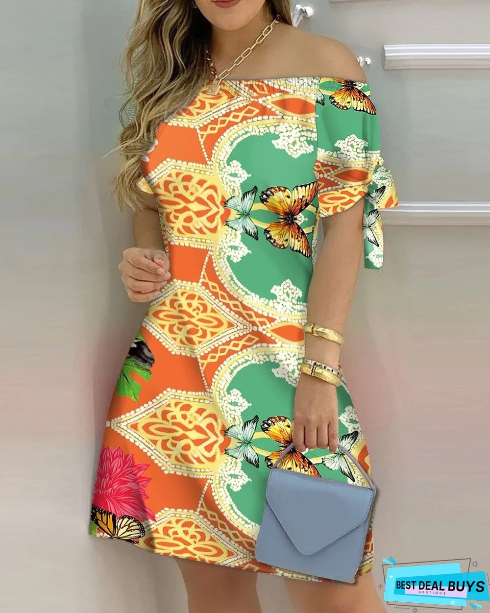 Fashion Sexy Women's Printed Dress