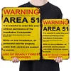 Warning Area 51 Warning - Vintage Metal Signs(12*16Inch) - Warning