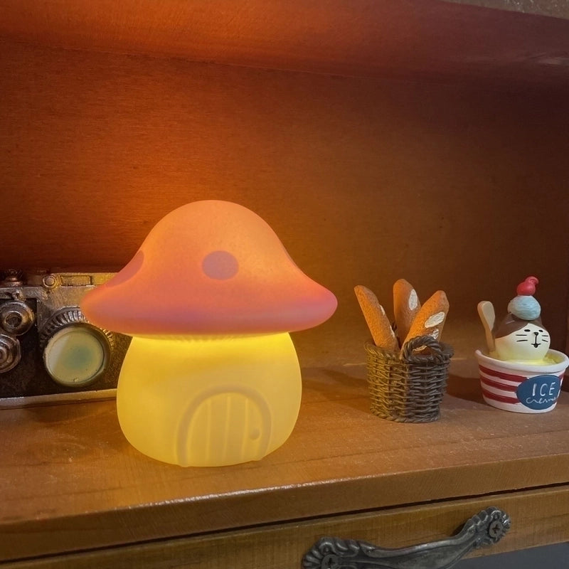 Casual Minimalist Mushroom Pvc Indoor Party Night Lights