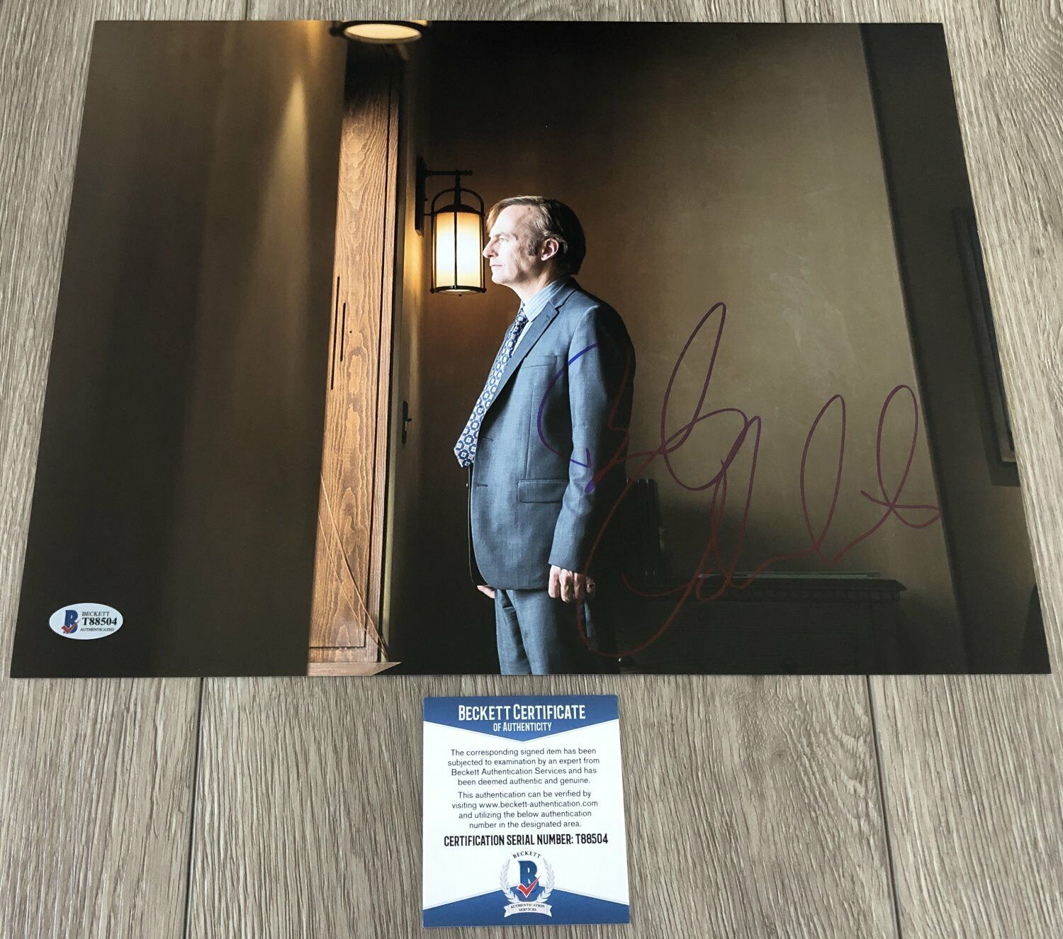 BOB ODENKIRK SIGNED BREAKING BAD BETTER CALL SAUL 11x14 Photo Poster painting w/ BECKETT BAS COA