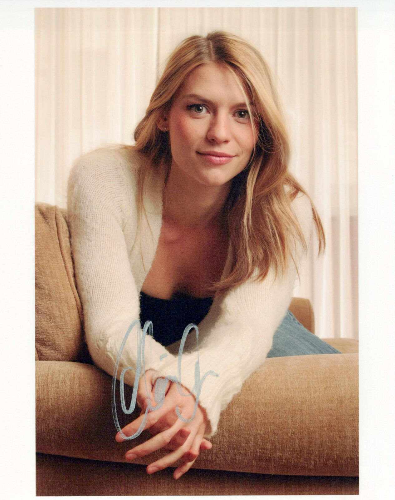 Claire Danes glamour shot autographed Photo Poster painting signed 8x10 #3