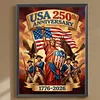 Diamond Painting -5D Full Round Drill 250th Anniversary of USA
