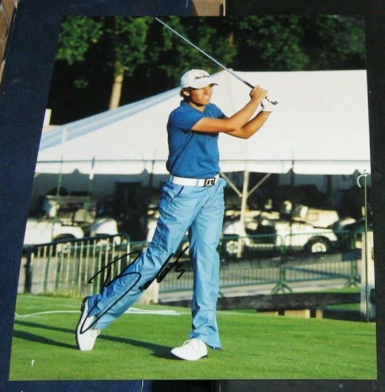 Aaron Baddeley Northern Trust Open Champion SIGNED AUTOGRAPHED Golf 8x10 Photo Poster painting