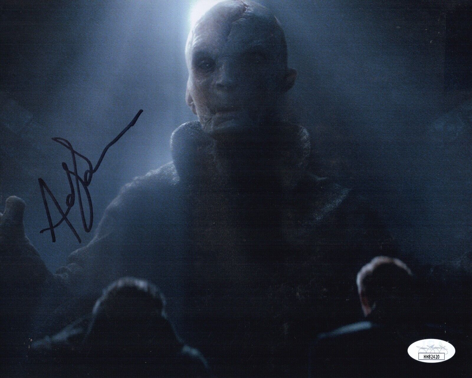 Andy Serkis THE LAST JEDI Snoke Signed 8x10 Photo Poster painting In Person Autograph JSA COA