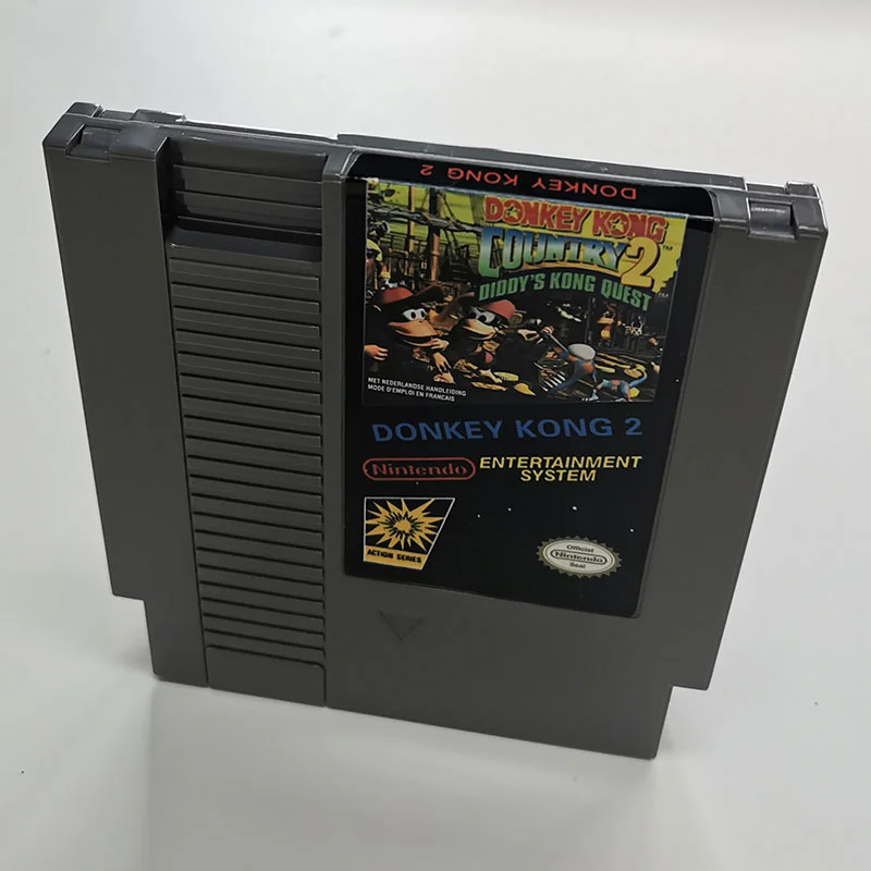 Donkey Kong 2 For Nintendo NES - 8 Bit Game Cartridge