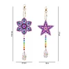 2pcs DIY Special Shaped Crystal Star Suncatcher Diamond Painting Kit