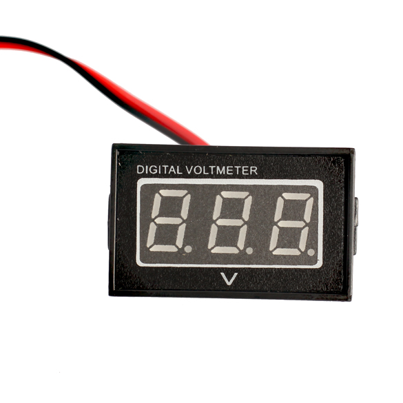 

Waterproof 3.0 to 30V Blue LED Panel Meter DC Digital Voltmeter Two-wire, 501 Original