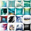 Green Abstract Home Living Creative Sofa Cushion Pillow Cover