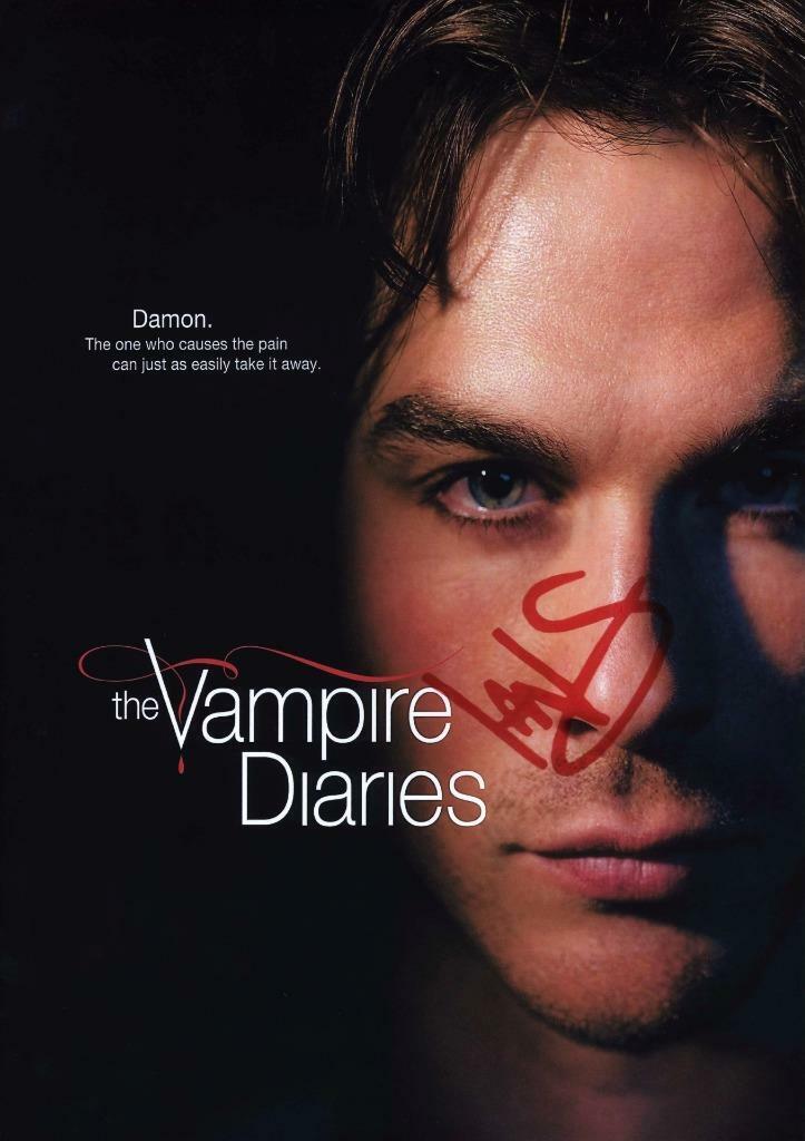 THE VAMPIRE DIARIES PP SIGNED Photo Poster painting POSTER 12 X 8