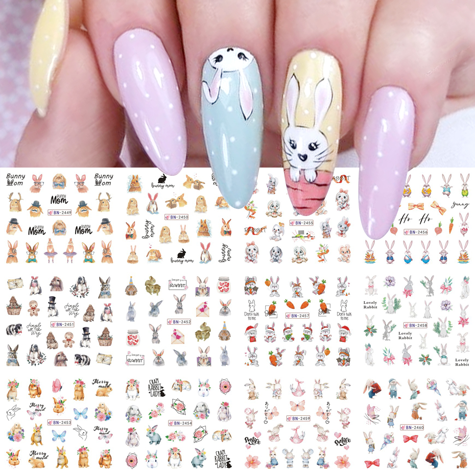Bonusgud 12pcs Black Butterfly Water Nail Sliders Set Hollow Nails Design Flying Wings Stickers Drawing Pattern Manicure Transfer Foils