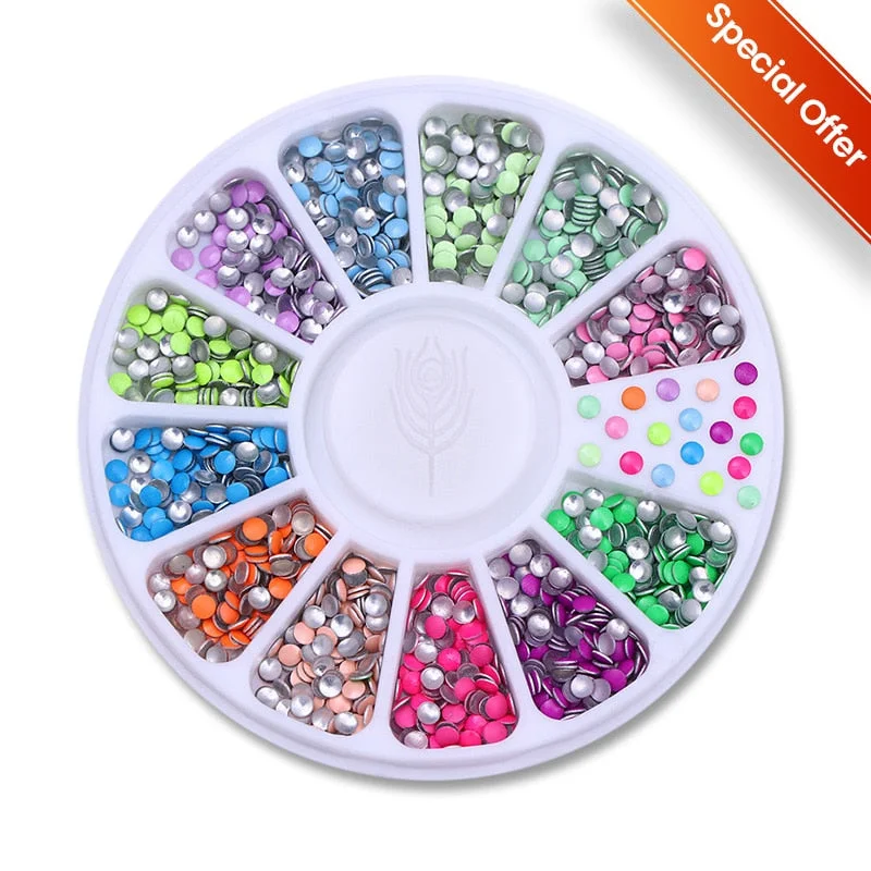 Mixed Color Chameleon Nail Rhinestone Glitter Small Irregular Beads For  Nail Art 3D Decoration Stone In Wheel DIY Tips-Nail Inspo