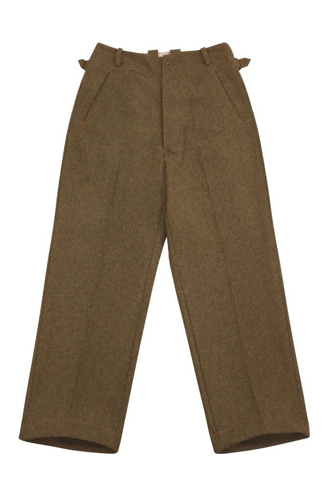   SA German Brown Wool Officer Wool Trousers German-Uniform