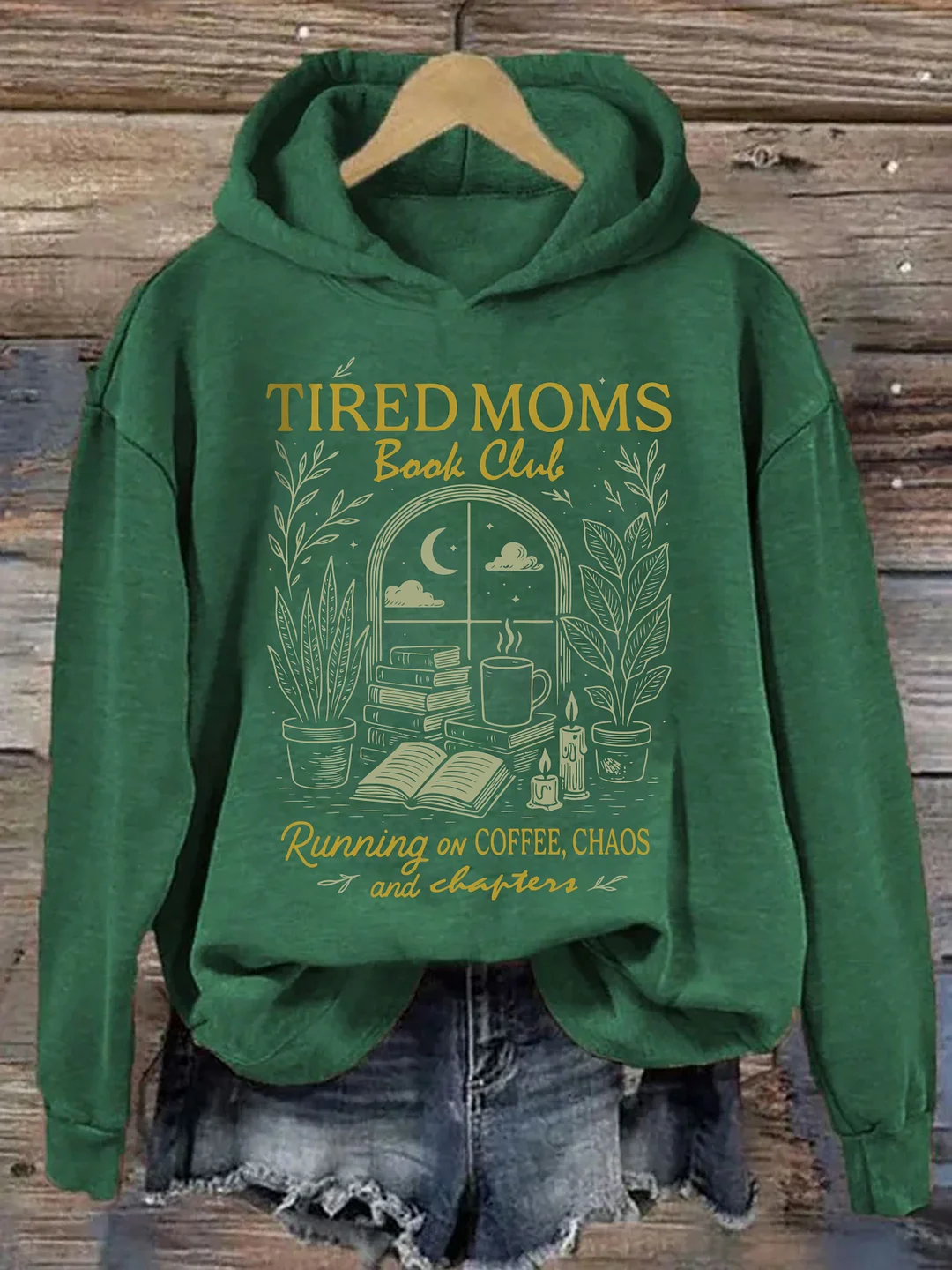 Tired Moms Book Club Hoodie