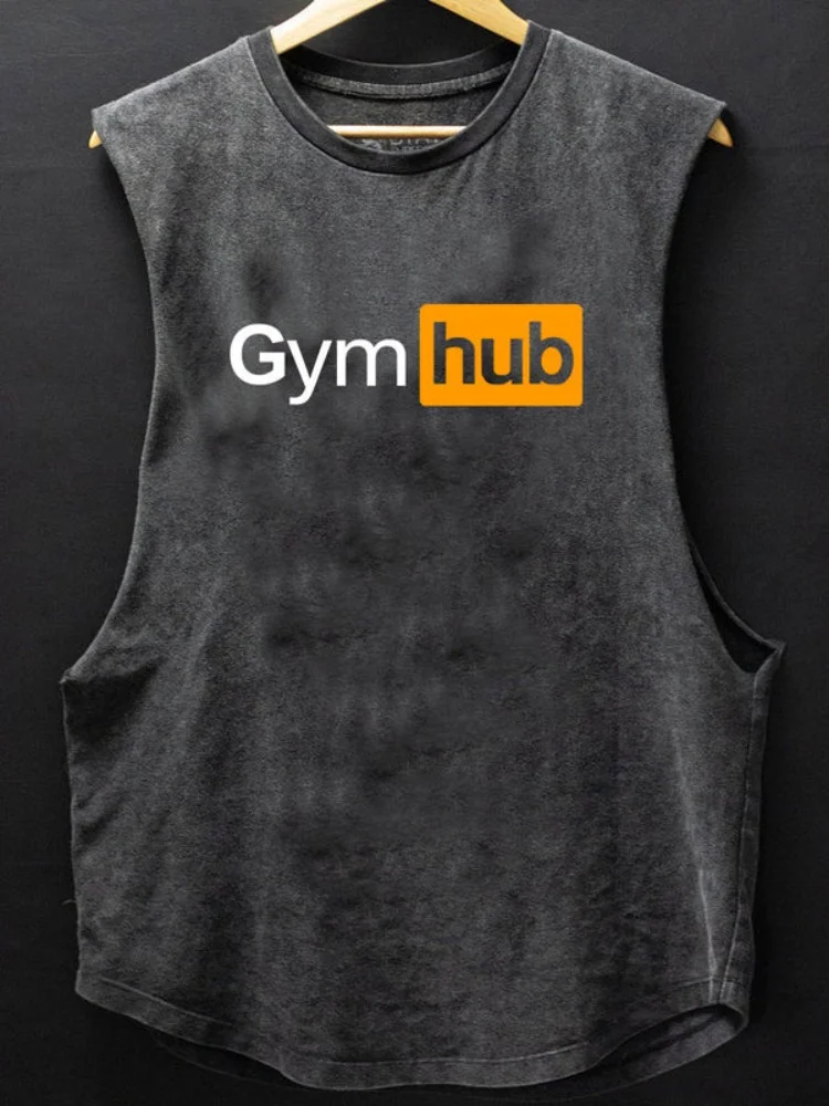 BrosWear Gymhub Scoop Bottom Cotton Tank