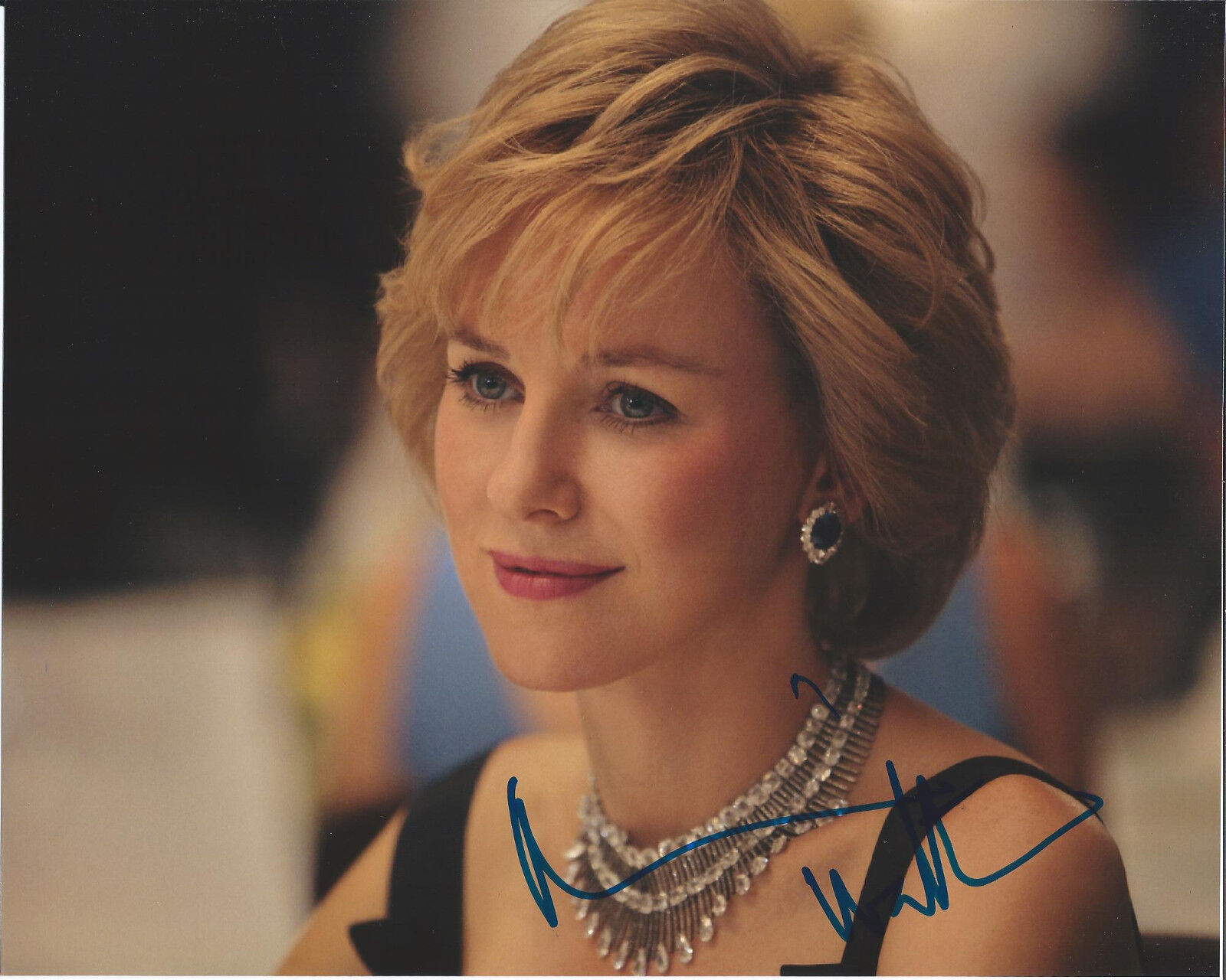 SEXY ACTRESS NAOMI WATTS HAND SIGNED AUTHENTIC PRINCESS DIANA 8X10 Photo Poster painting w/COA