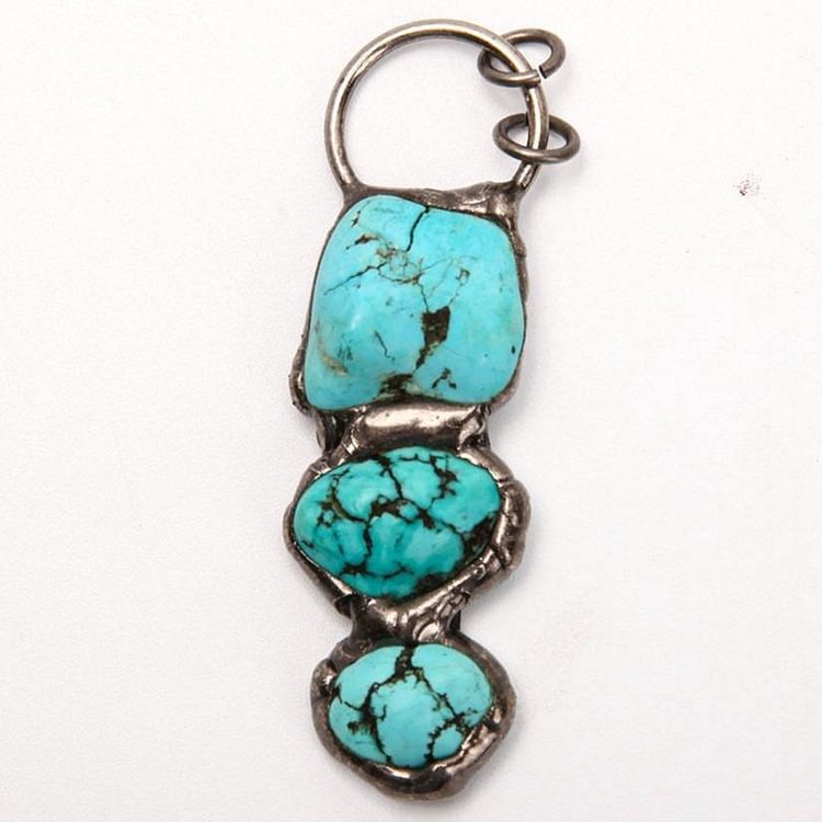 Turquoise Pendant Key Chain