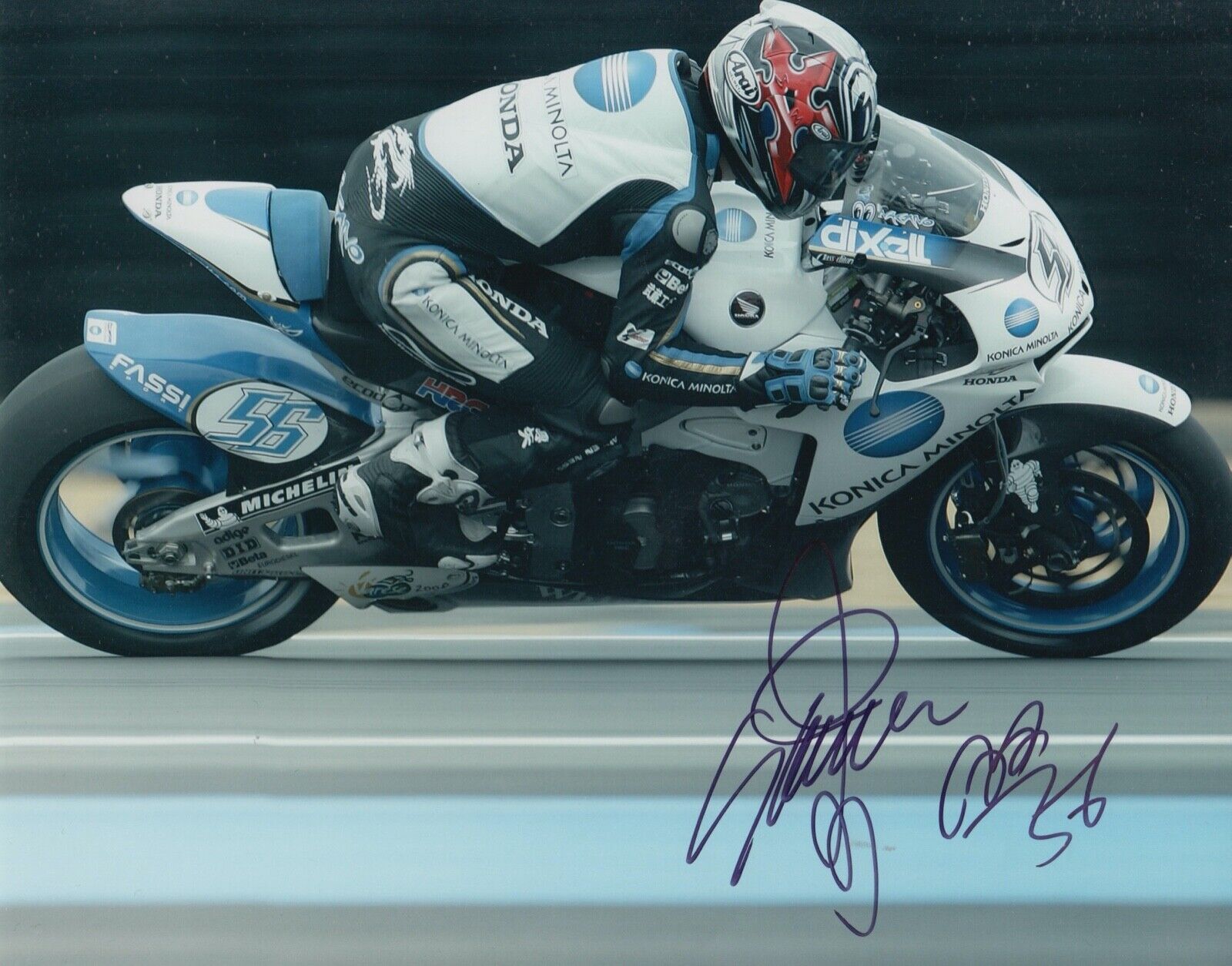 Shinya Nakano Hand Signed 10x8 Photo Poster painting MotoGP Autograph Gresini Honda