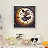 Cute Witch And Moon-11CT Stamped Cross Stitch 45*45cm/17.72*17.72in tapestrymarket