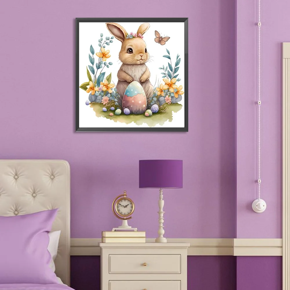Diamond Painting - Full Round Drill - Rabbit(Canvas|30*30cm)
