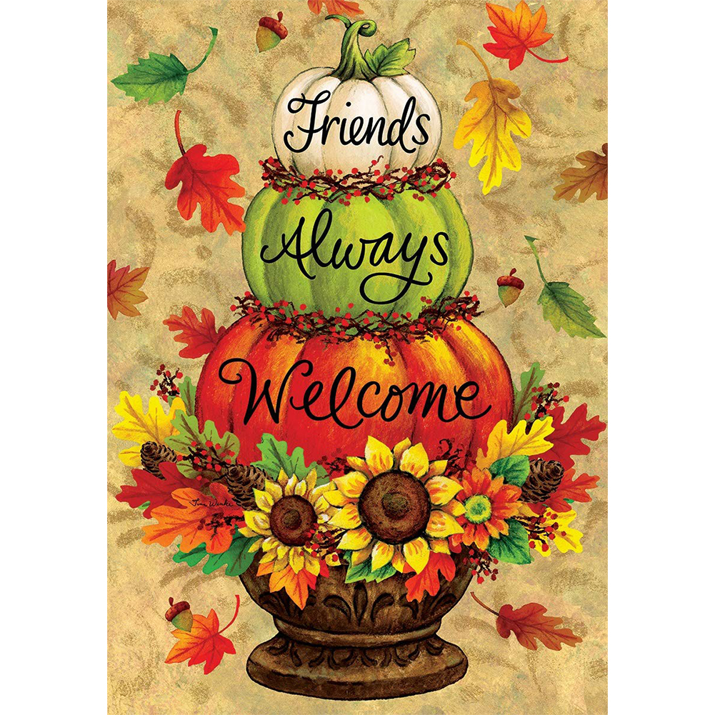 

Friends Always Welcome - Round Drill Diamond Painting - 35*50CM, 501 Original