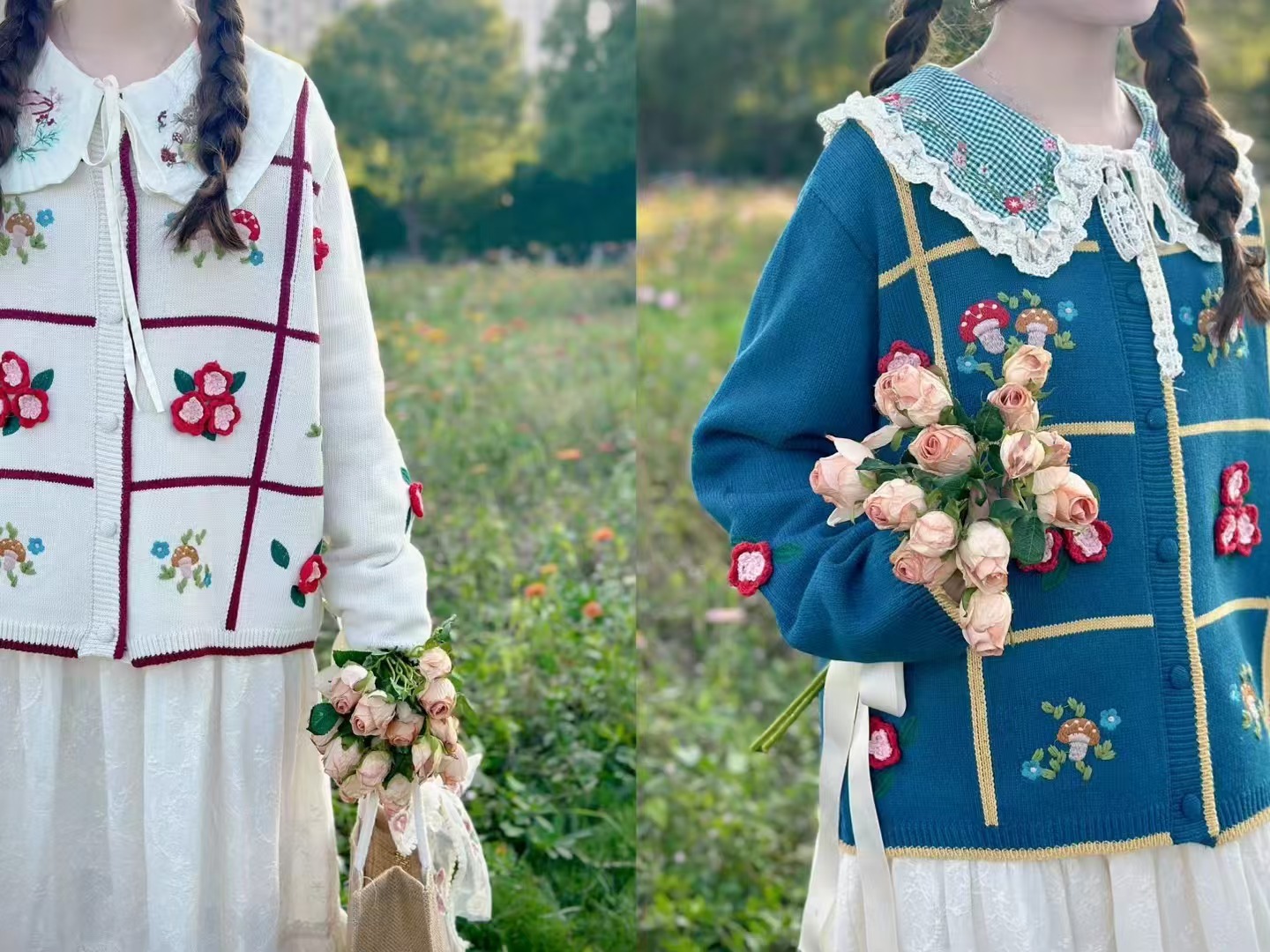 Chicfifth Sweater Women Winter Long Sleeve High Quality Autumn Vintage Top Knitted Cardigan