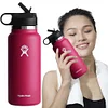 40oz Insulated Cup Mug Straw Lid Stainless Steel Thermos Water Bottle Wide Mouth