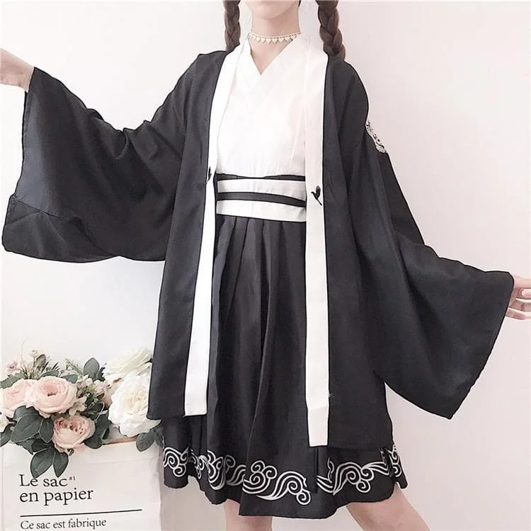 Harajuku Cloud Kimono Dress/Haori SP13655