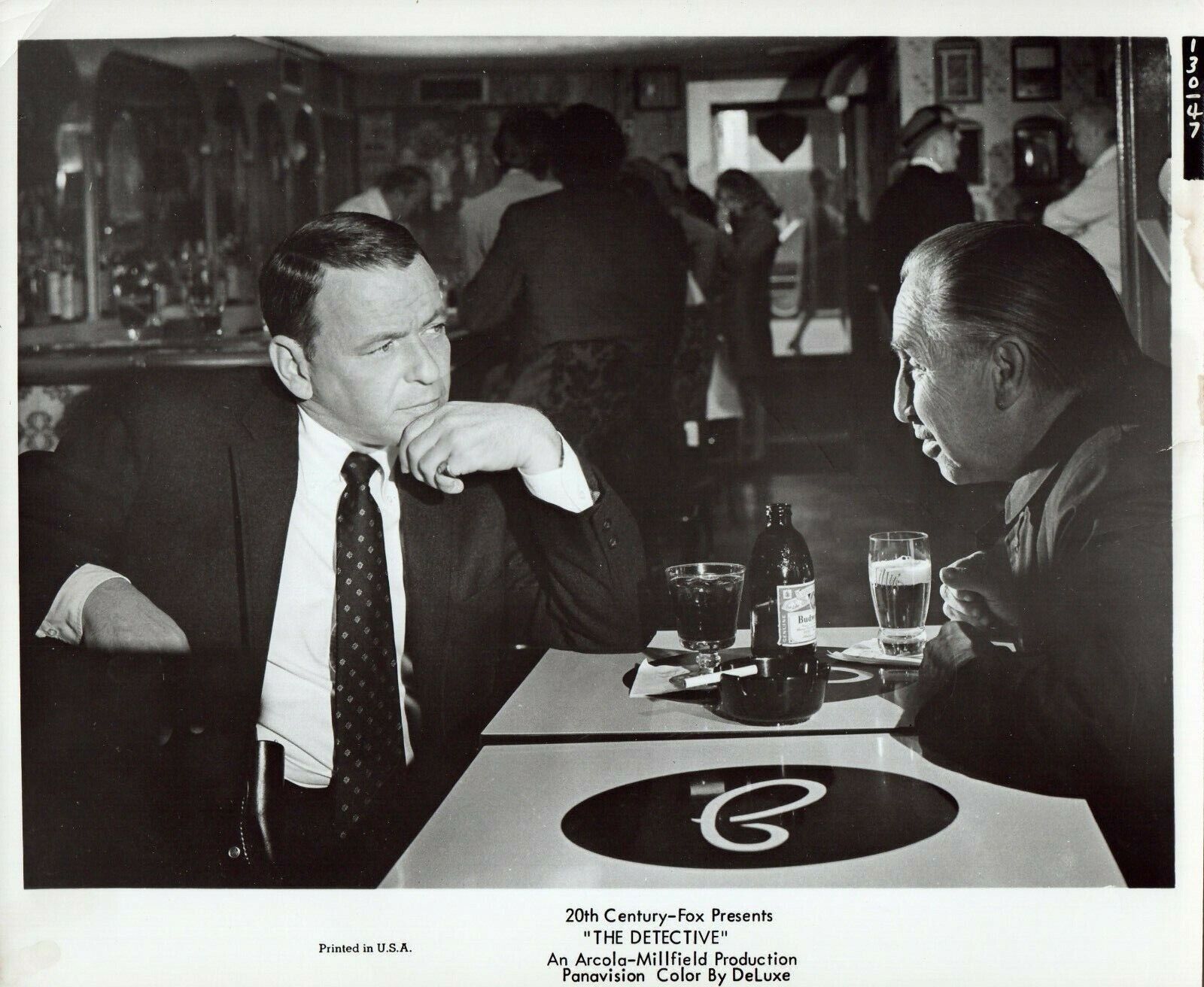 FRANK SINATRA HORACE MCMAHON 1968 Movie Vintage Promo 8x10 Photo Poster painting THE DETECTIVE
