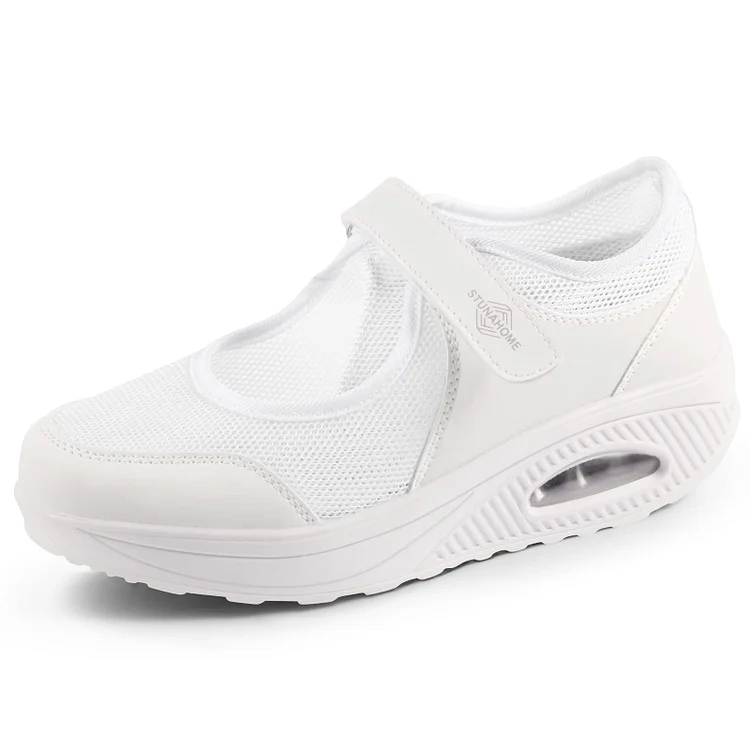 STUNAHOME Women's Orthopedic Air Cushion Shoes Casual Mesh Comfortable Working Nurse Shoes Lightweight Platform Breathable Walking Running Trainers  amazon Stunahome.com