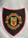 1998-1999 Retro Long Sleeve Manchester United Away White Football Shirt 1:1 Thai Quality
