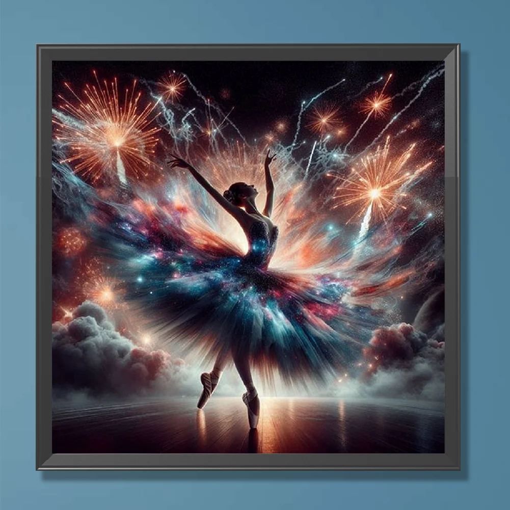 Diamond Painting - Full Round Drill - Dancing Beauty(Canvas|30*30cm)