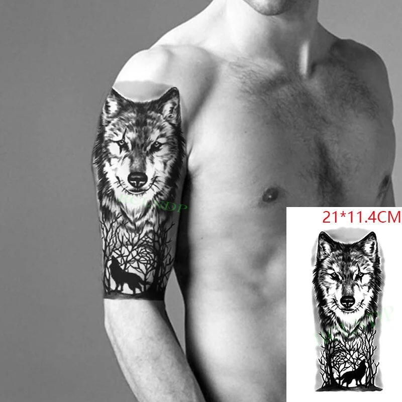 Waterproof Temporary Tattoo Sticker dragons China totem tatto stickers flash tatoo fake tattoos for men women