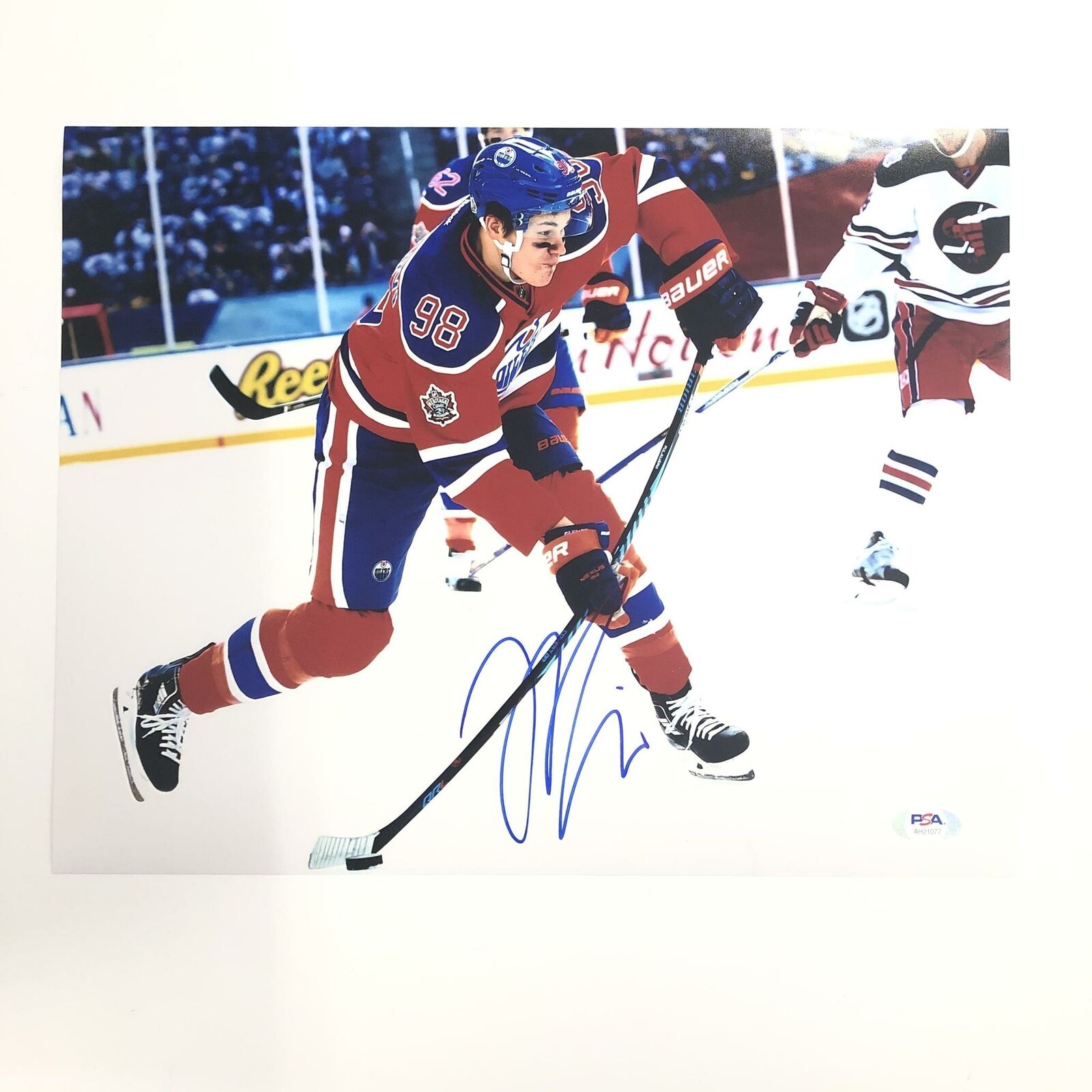 Jesse Puljujarvi signed 11x14 Photo Poster painting PSA/DNA Edmonton Oilers Autographed