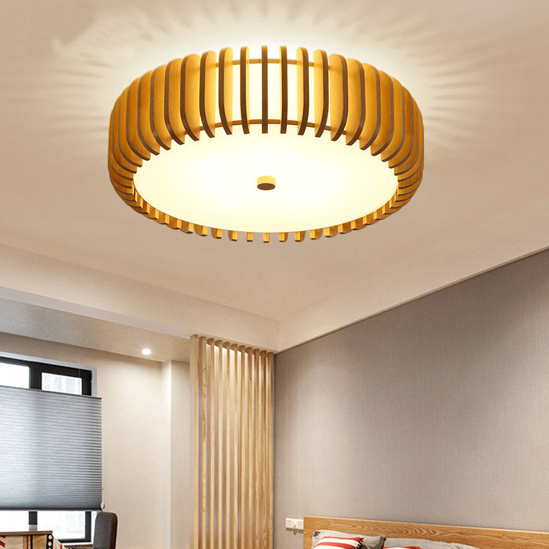 Japanese minimalist bedroom ceiling lamp Nordic warm and romantic study ...