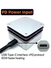 PD 65W Hot Plate Preheater Type-C Constant Temperature Heating Table Repair Tool