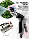 Car Wash Cleaner 360 Degree Adjustable Electric Spray Nozzle for Flower Watering