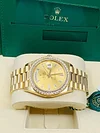 Rolex Day-Date President 40 Yellow Gold Factory Diamond Dial & Bezel 228348