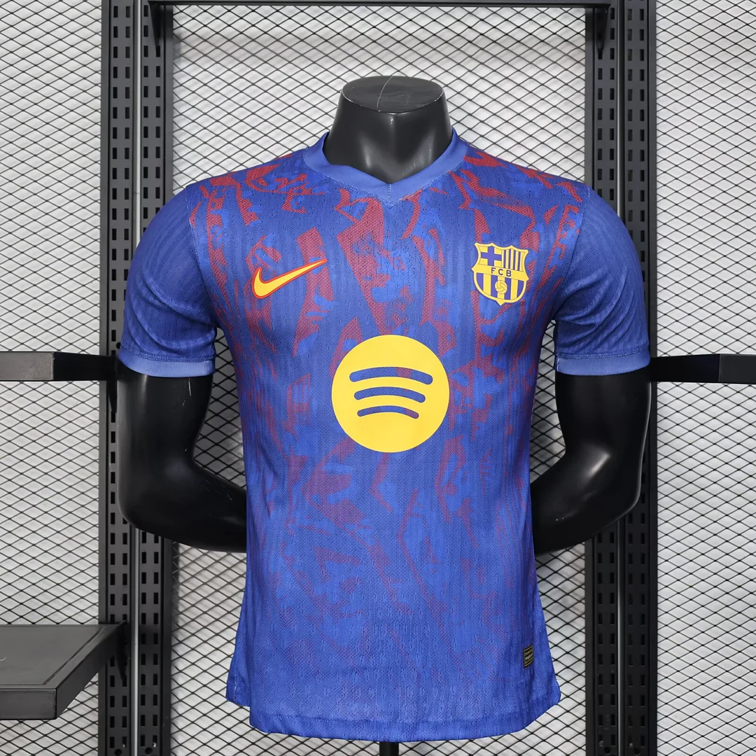 2025/26 Barcelona Player Version Special Edition 09 Football Jersey