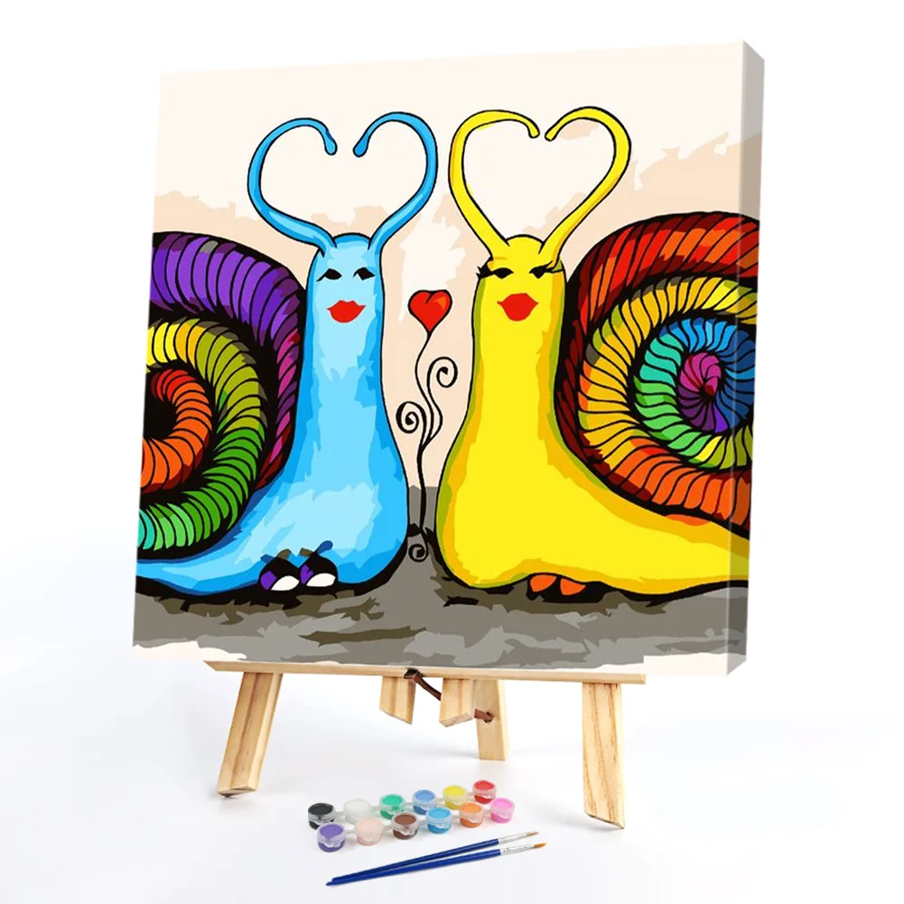 Love Snail - Paint By Numbers(40*40CM)