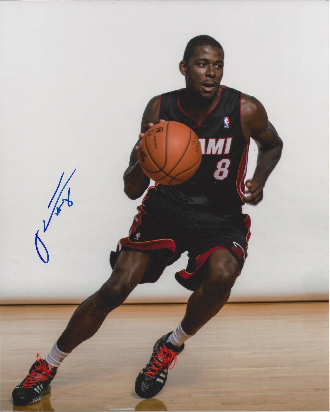 James Ennis autographed 8x10 Miami HeatA257