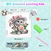 Diamond Painting-DIY Crystal Rhinestonet Flower Cat