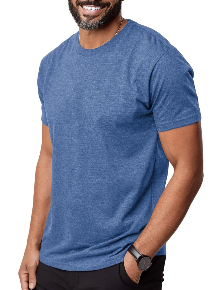 Men's Basic Sports Bottoming Round Neck Short-Sleeved T-shirt