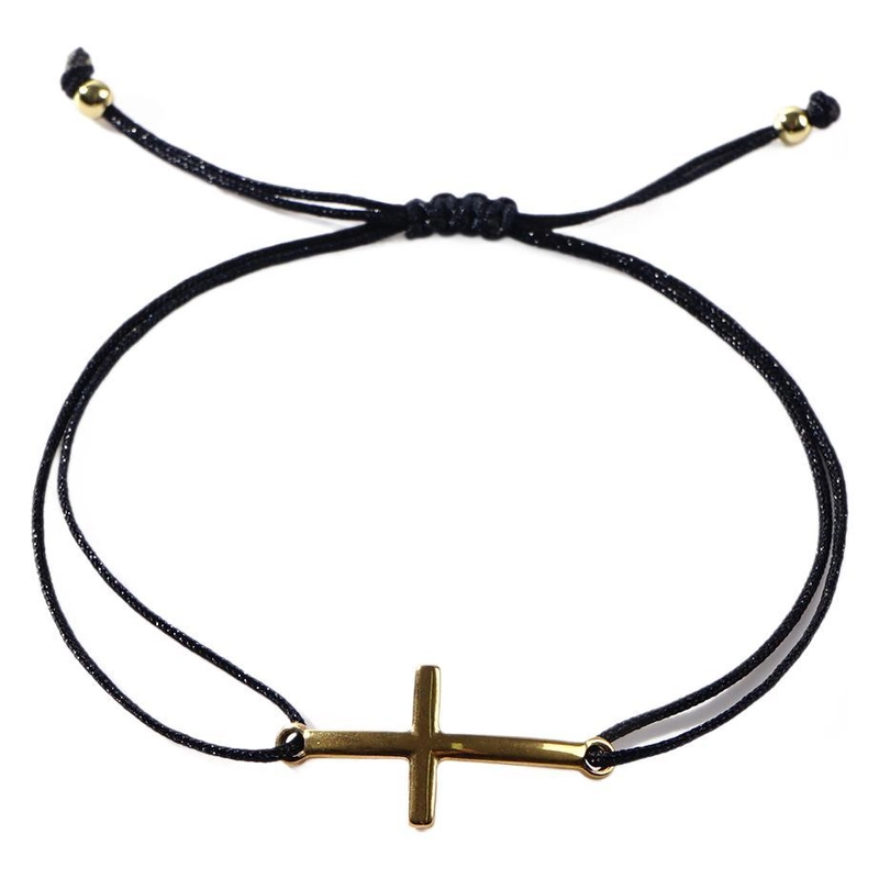 Minimalist Classic Style Cross Cord Unisex Drawstring Bracelets